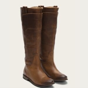 Frye Womens 77535 Paige Tall Leather Riding Moto Boho Boots shoes sz 6.5B